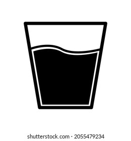 Drink-Glas-Symbol - lizenzfreie Vektordesign-Illustration