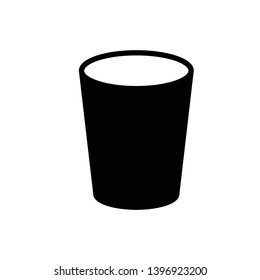 Drink glass icon vector templates