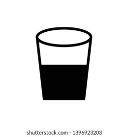 Drink glass icon vector templates