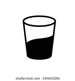 Drink glass icon vector templates