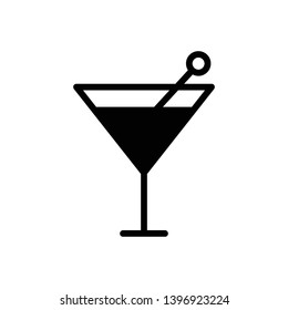Drink glass icon vector templates