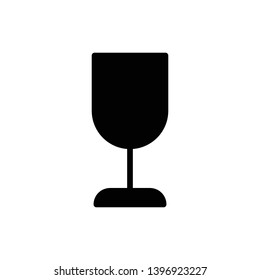 Drink glass icon vector templates