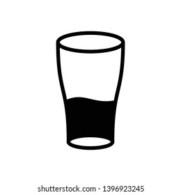 Drink glass icon vector templates