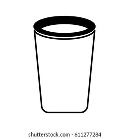 drink glass isolated icon vector illustration design