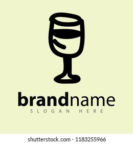 Drink Glass Logo Logo