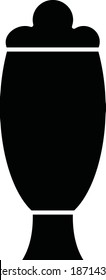 Drink glass. Vector Icon 