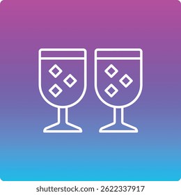 Drink Glass vector icon. Can be used for printing, mobile and web applications.