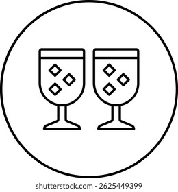 Drink Glass vector icon. Can be used for printing, mobile and web applications.