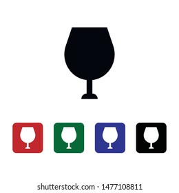 Drink, glass vector icon. Element of kitchen for mobile concept and web apps illustration. Thin flat icon for website design and development, app development. Premium icon