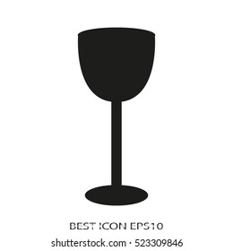 drink, glass, vector icon, eps10
