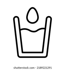 Drink Glass Vector icon which can easily modify or edit

