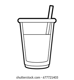 drink glass vector illustration