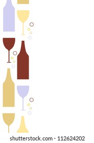 Drink glasses and bottles