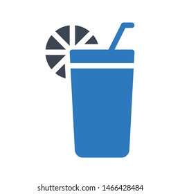 drink glyph colour vector icon