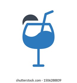 drink glyph colour vector icon