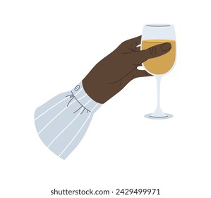 Drink in hand. People holding glass bar cocktail. Beverages in glass, cup, bottle, wineglass