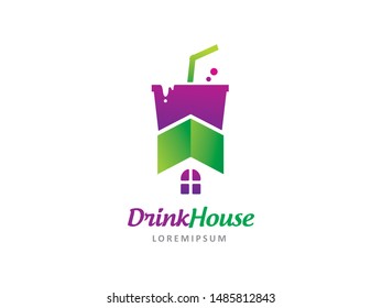 Drink House logo symbol or icon template
