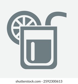 Drink icon, beverage, refreshing, liquid, glass, cocktail, juice, thirst symbol.