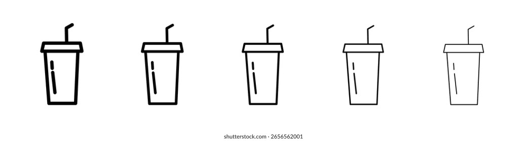 Signo de Vector blanco y negro del icono de la bebida