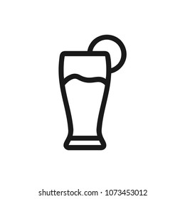 Drink icon concept. Available in vector. Line style.