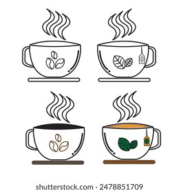 a drink icon containing coffee and tea