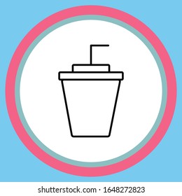 drink icon design template is simple