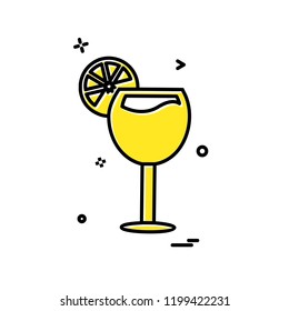 Drink icon design vector