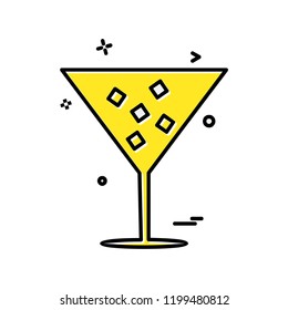 Drink icon design vector