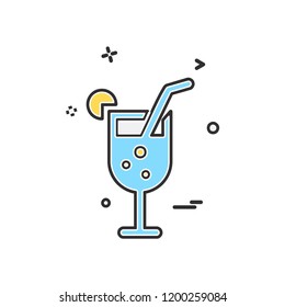 Drink icon design vector