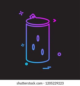 Drink icon design vector