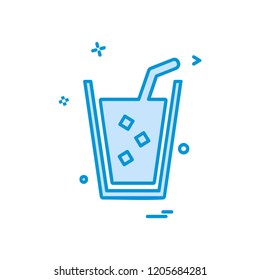 Drink icon design vector
