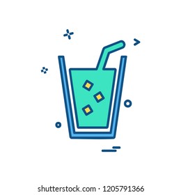Drink icon design vector