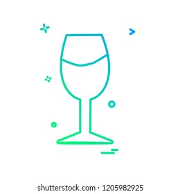 Drink icon design vector