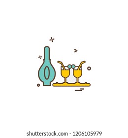 Drink icon design vector