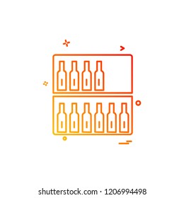 Drink icon design vector