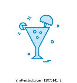 Drink icon design vector