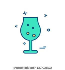 Drink icon design vector