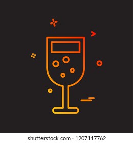 Drink icon design vector