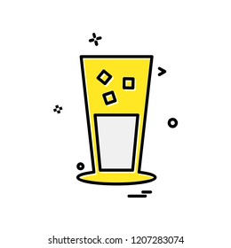 Drink icon design vector
