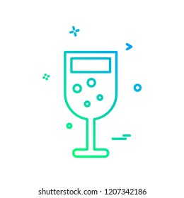 Drink icon design vector