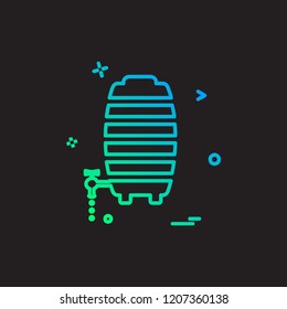 Drink icon design vector
