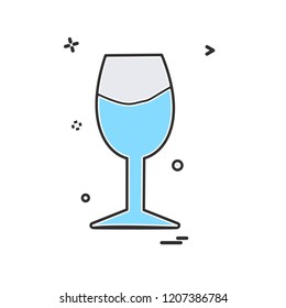 Drink icon design vector