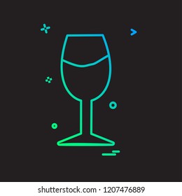 Drink icon design vector