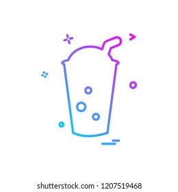 Drink icon design vector