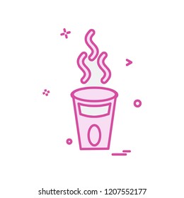 Drink icon design vector