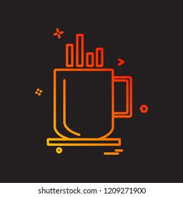 Drink icon design vector
