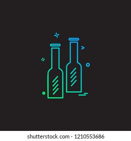 Drink icon design vector