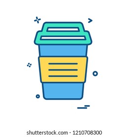 Drink icon design vector