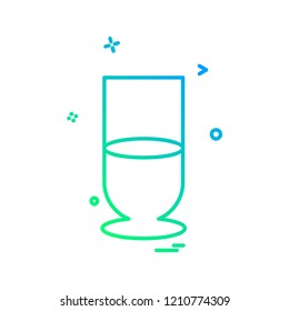 Drink icon design vector
