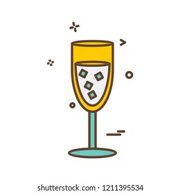 Drink icon design vector
